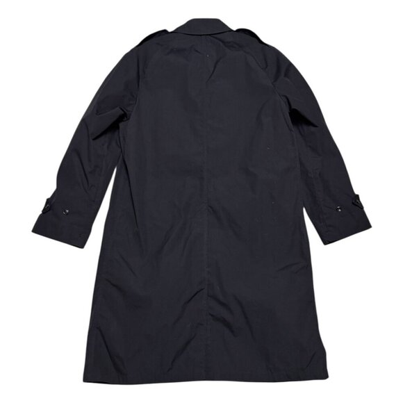 US NAVY DCSP Army Waterproof Business Casual Black Trench Jacket Coat Mens 40L - Picture 2 of 6